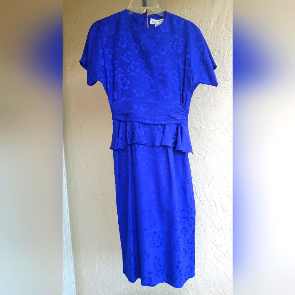 Vintage 100% Silk Dress size 6